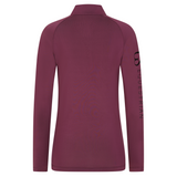 GS Equestrian Children's Momentum Long Sleeve Base Layer #colour_aubergine